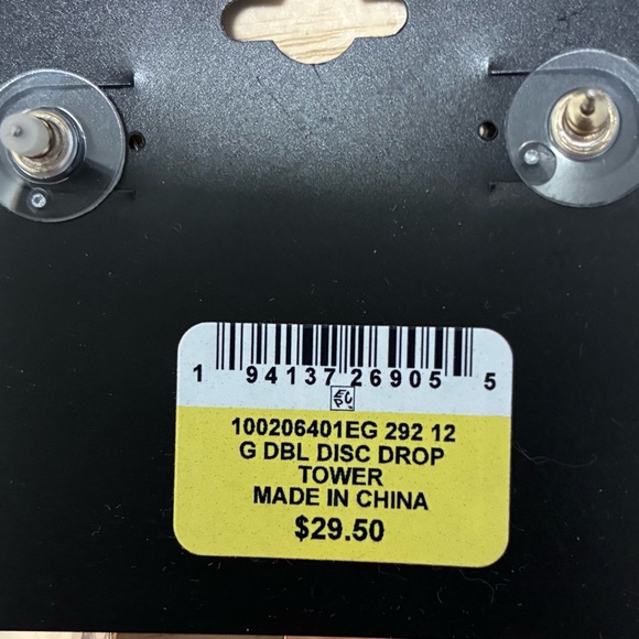 NWT 🌟 INC International Concepts Gold Oval Earrings - Picture 4 of 4